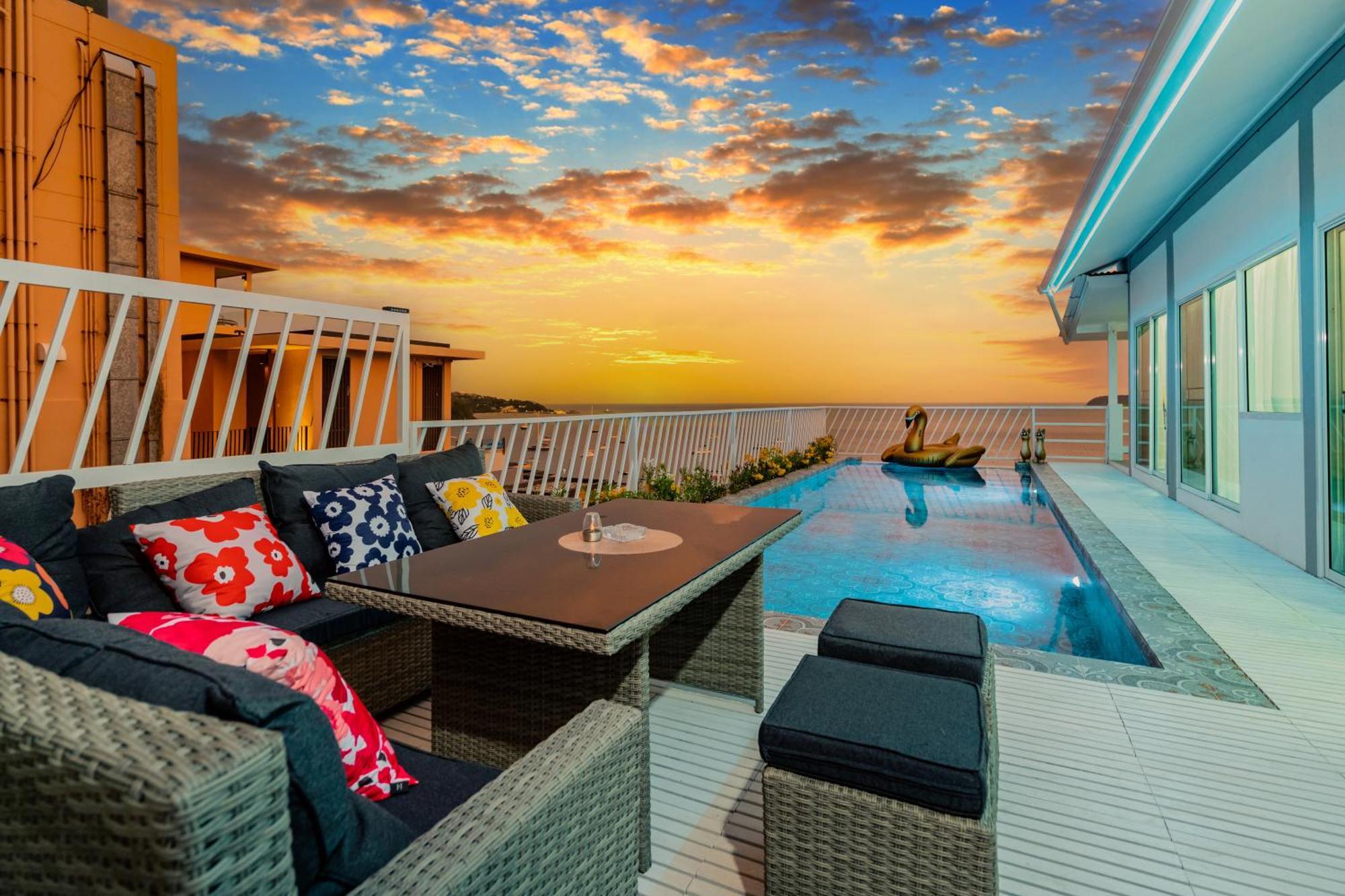 Mona Seaview Pool Villa Beach Front Aoyon Beach Ban Makham Extérieur photo