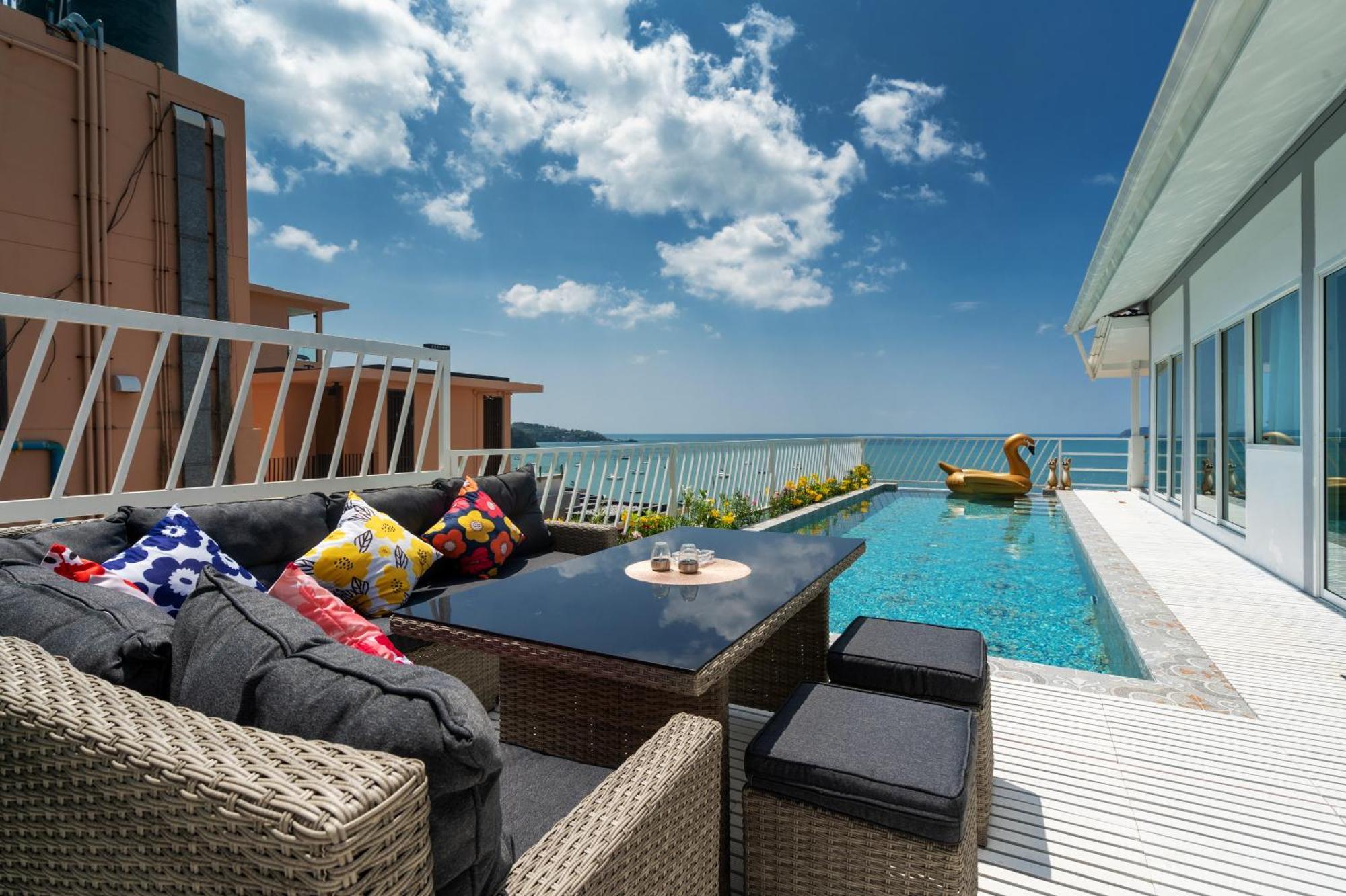 Mona Seaview Pool Villa Beach Front Aoyon Beach Ban Makham Extérieur photo