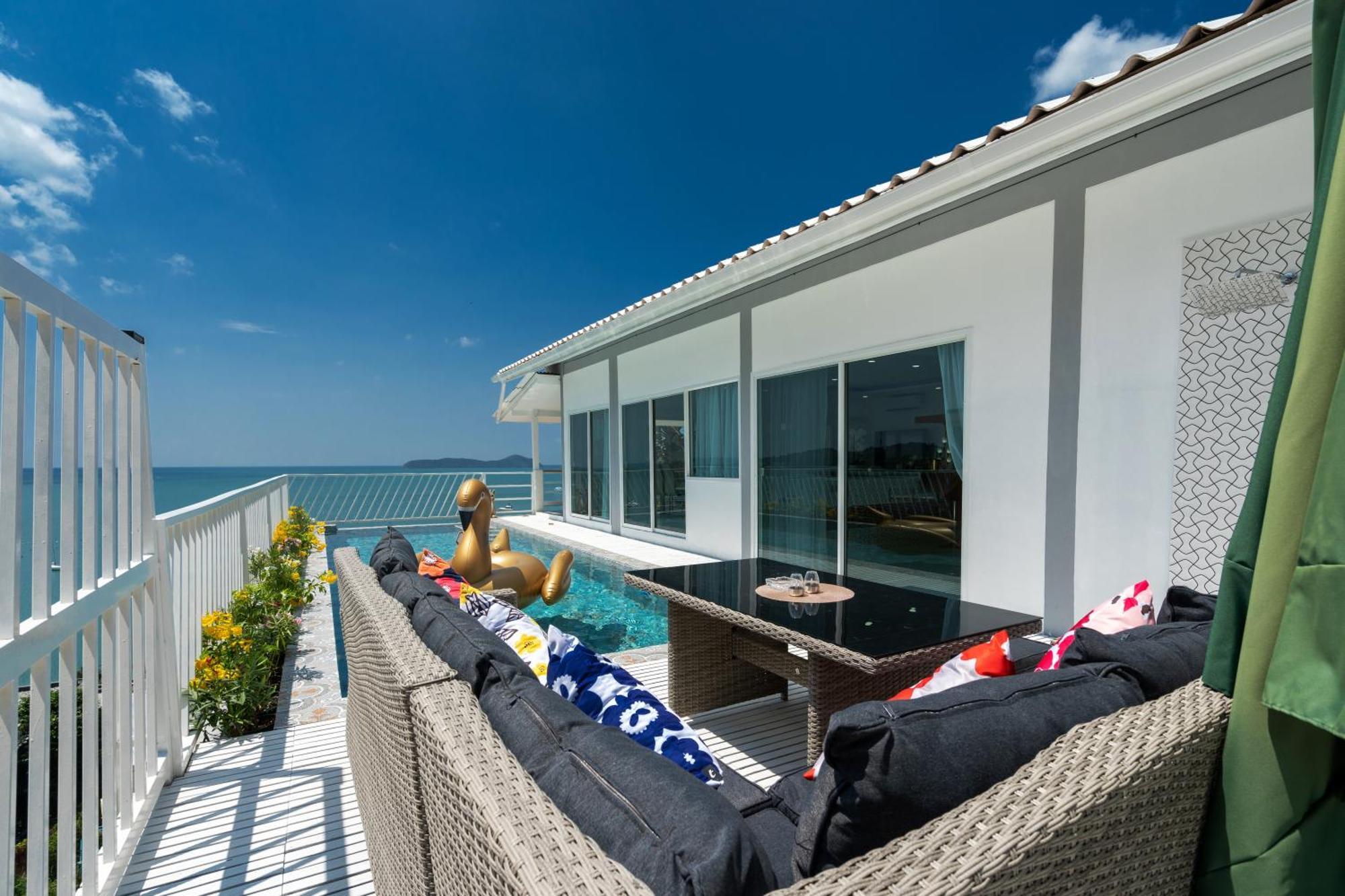 Mona Seaview Pool Villa Beach Front Aoyon Beach Ban Makham Extérieur photo