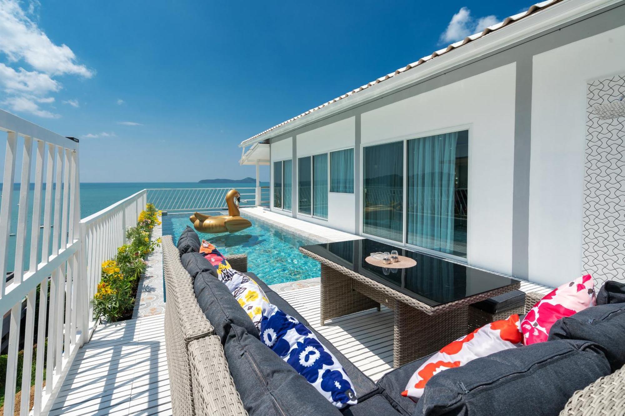 Mona Seaview Pool Villa Beach Front Aoyon Beach Ban Makham Extérieur photo