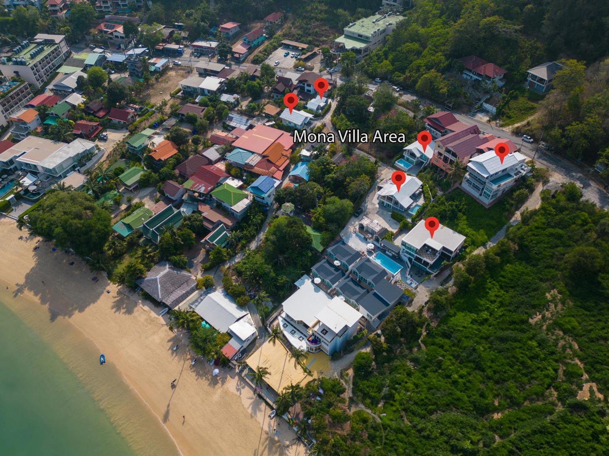 Mona Seaview Pool Villa Beach Front Aoyon Beach Ban Makham Extérieur photo