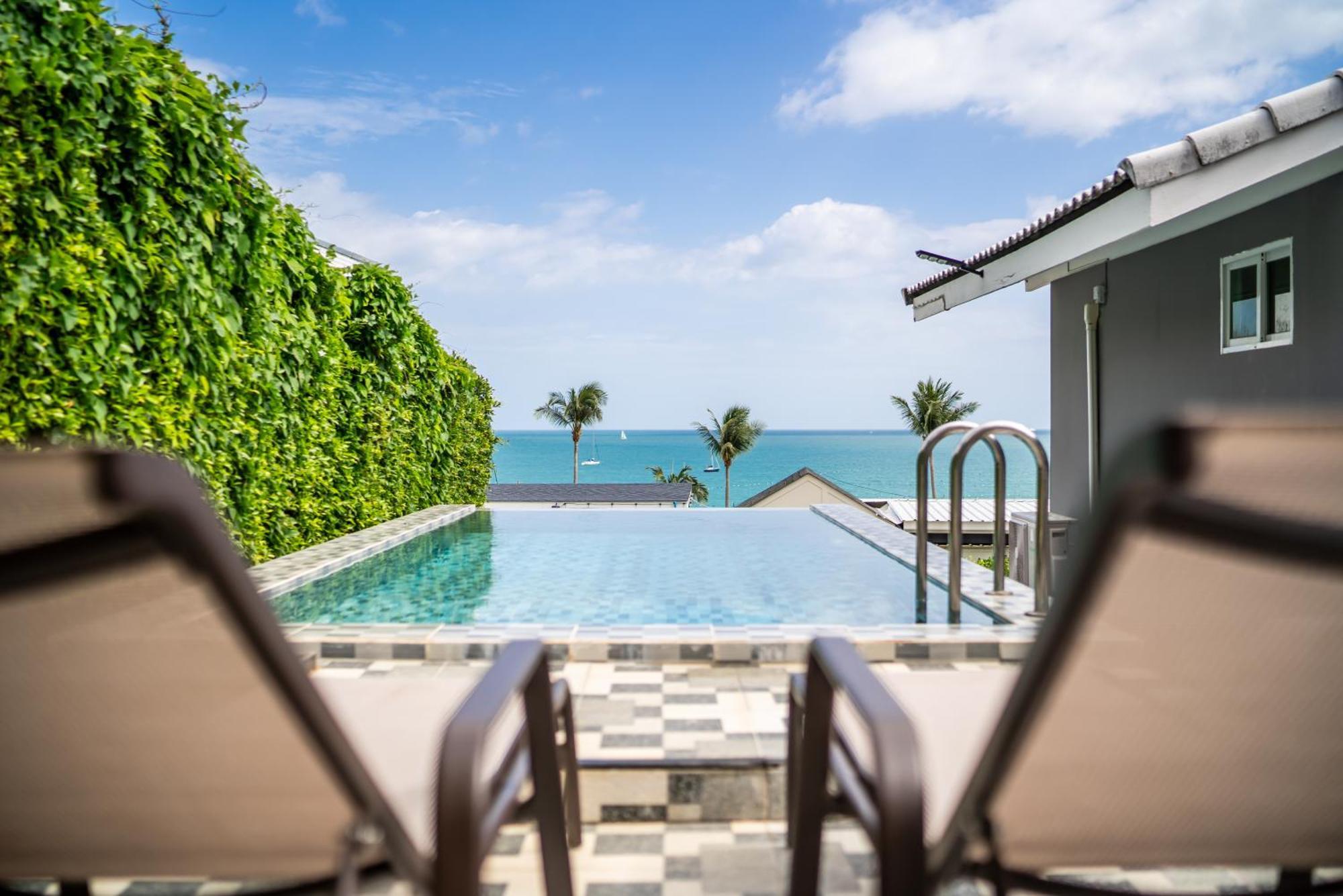 Mona Seaview Pool Villa Beach Front Aoyon Beach Ban Makham Chambre photo