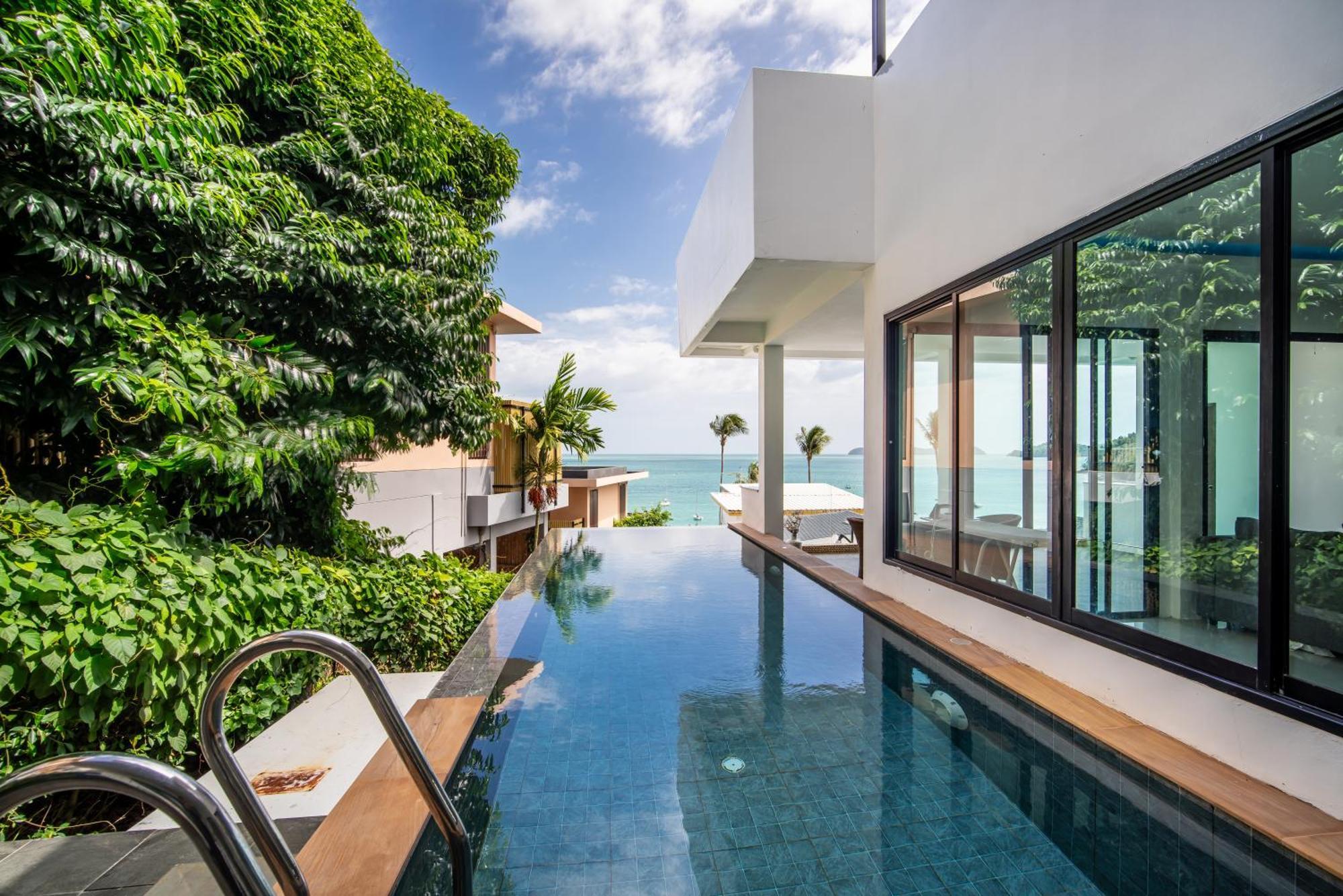 Mona Seaview Pool Villa Beach Front Aoyon Beach Ban Makham Chambre photo