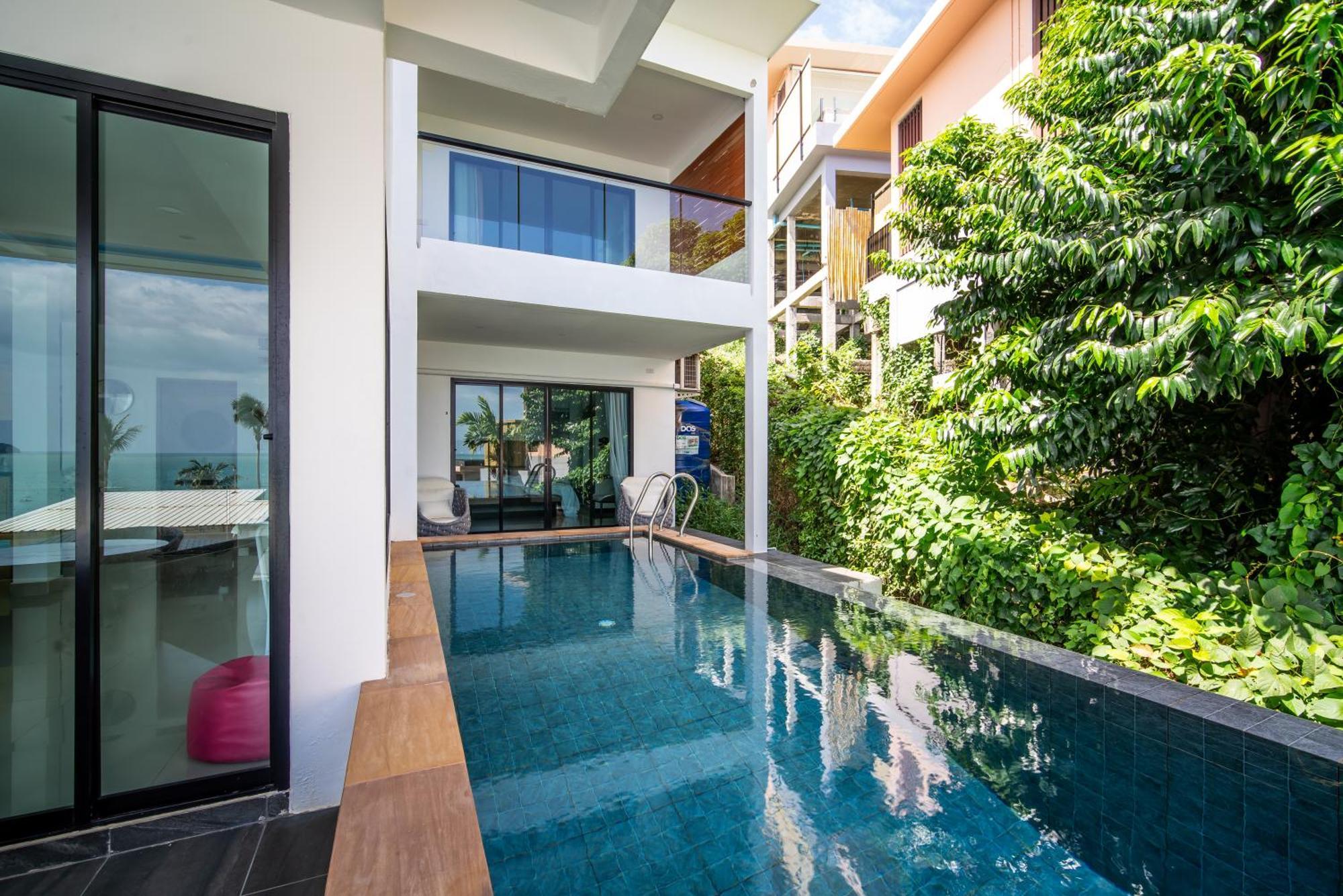 Mona Seaview Pool Villa Beach Front Aoyon Beach Ban Makham Chambre photo