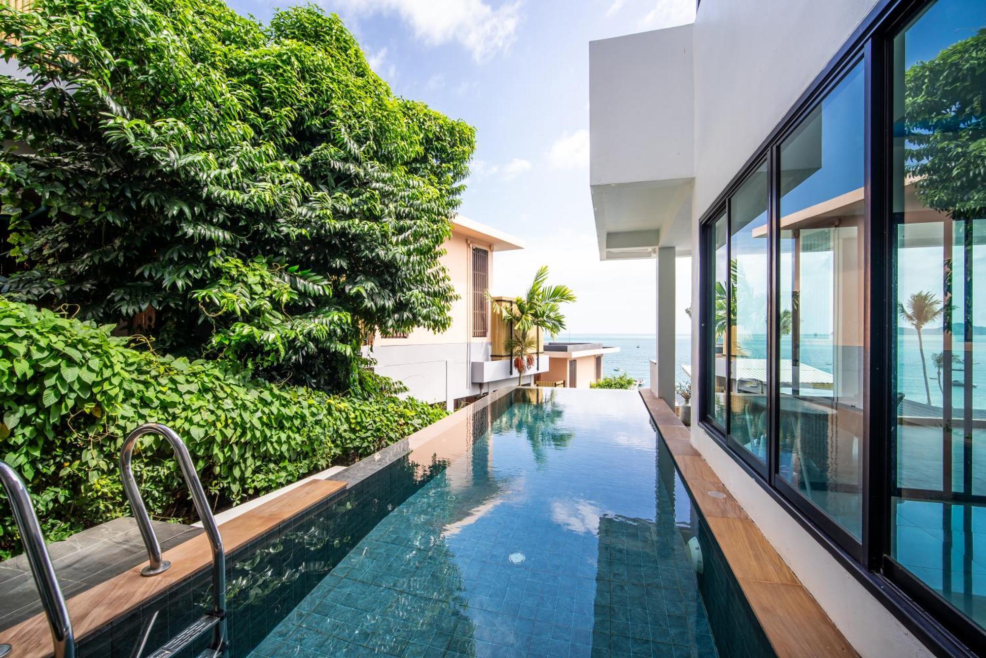 Mona Seaview Pool Villa Beach Front Aoyon Beach Ban Makham Extérieur photo