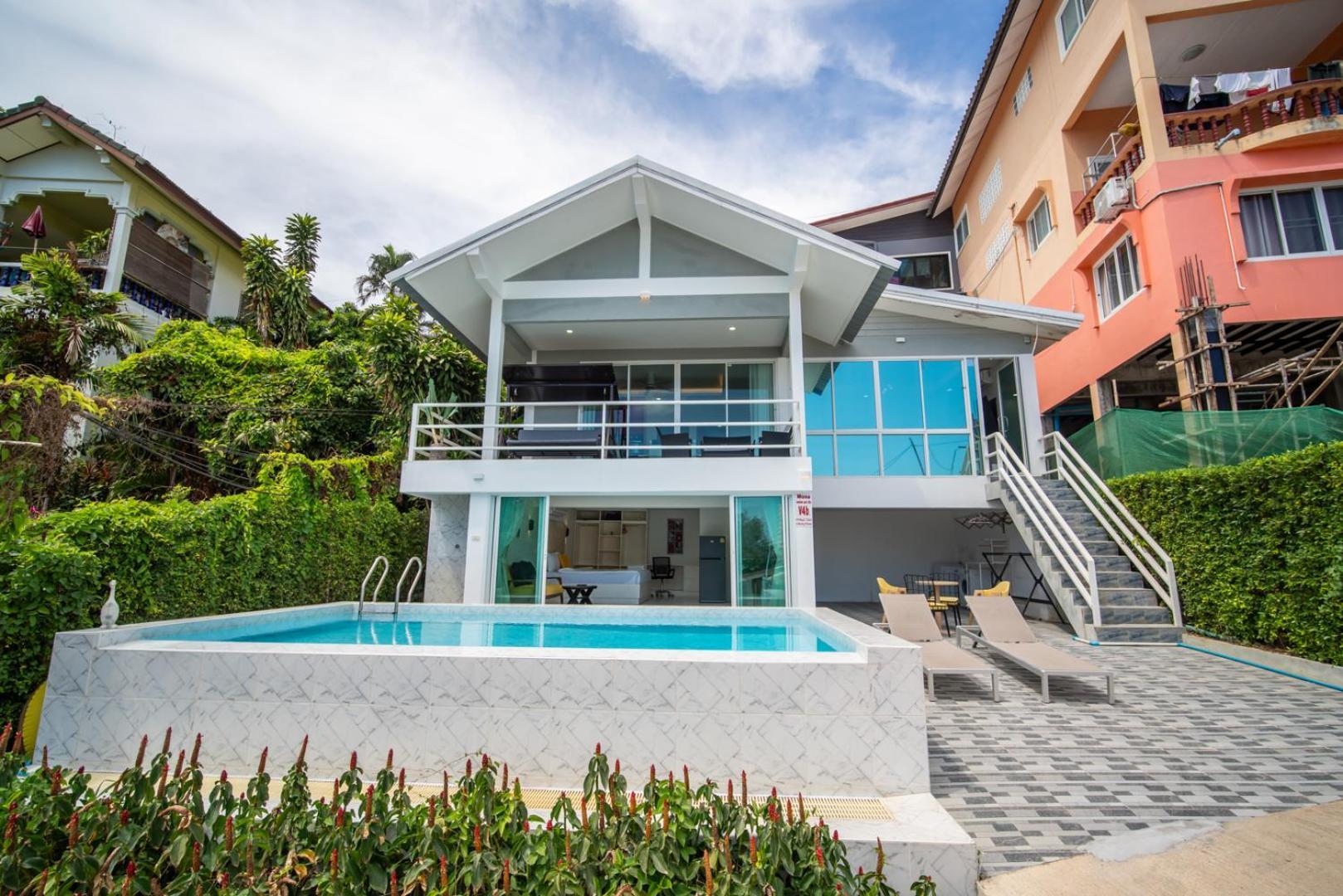 Mona Seaview Pool Villa Beach Front Aoyon Beach Ban Makham Extérieur photo